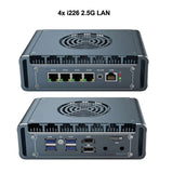 Industrial Mini PC Intel Core i7 1265U PfSense Firewall Router 4x Intel i226V 2.5G LAN