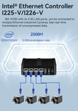 Intel N100 Fanless Mini Firewall PC 4x2.5G Ethernet Windows 11 Industrial Mini Computer Proxmox Host