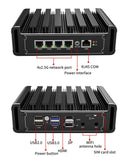 Fanless Soft Router Pfsense Mini PC Intel Celeron N5105 4x2.5G Lan Firewall Appliance Proxmox