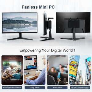 13Th Gen Fanless Mini PC Intel Core i7-1355U Windows11 Pro Gaming Computer Triple Display