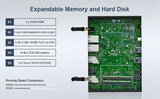 13Th Gen Fanless Mini PC Intel Core i7-1355U Windows11 Pro Gaming Computer Triple Display