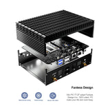 Fanless Mini PC Intel Core i7-1255U | Windows 11 Thunderbolt 4;Quad-screen Display - solamipc